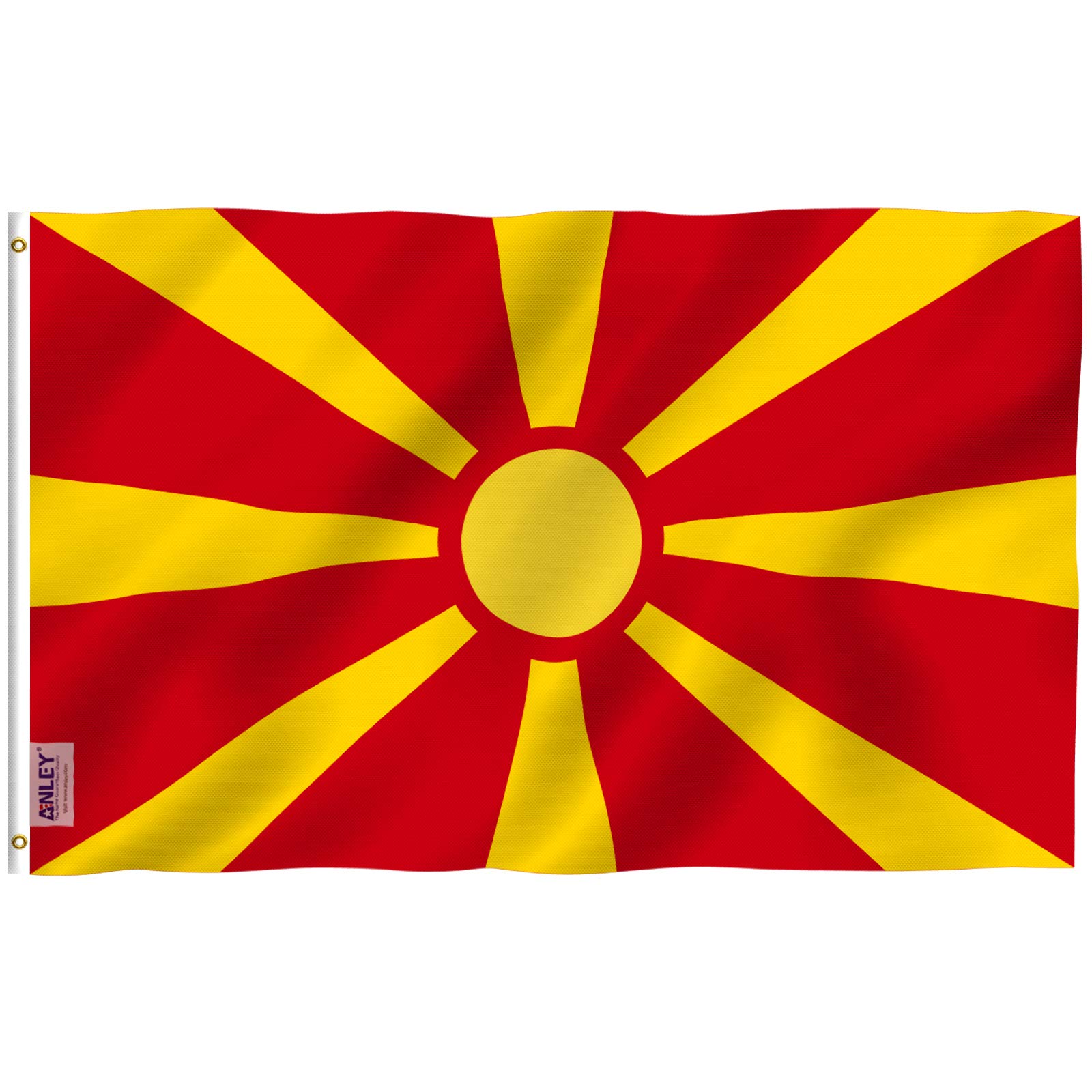Amazon.com : ANLEY Fly Breeze 3x5 Feet North Macedonia flag